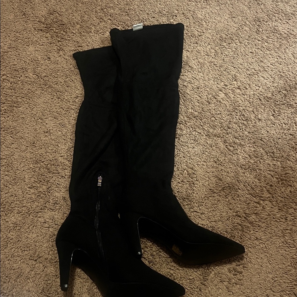 Dream Pairs Black Over-the-Knee Boots